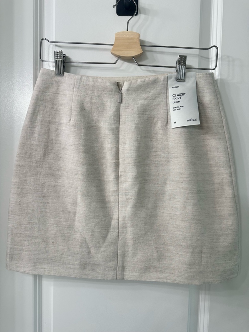 Wilfred Linen High Rise Skirt - 6 - Picture 3 of 6